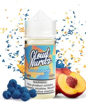 ef cloud nurdz blue raspberry peach freesmokevape