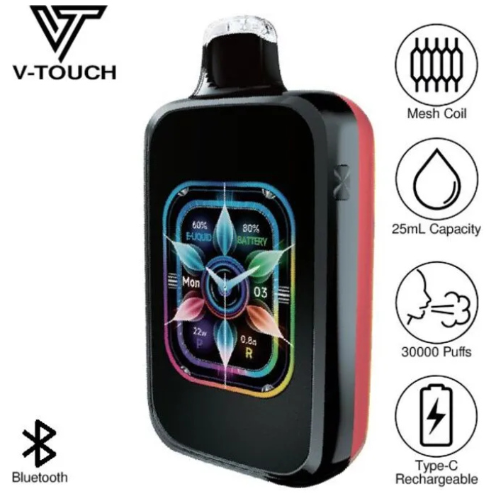 elfbar elfa master akku CRAFTBOX V-TOUCH 30,000 PUFFS DISPOSABLE - Vape Wholesale USA main image 1