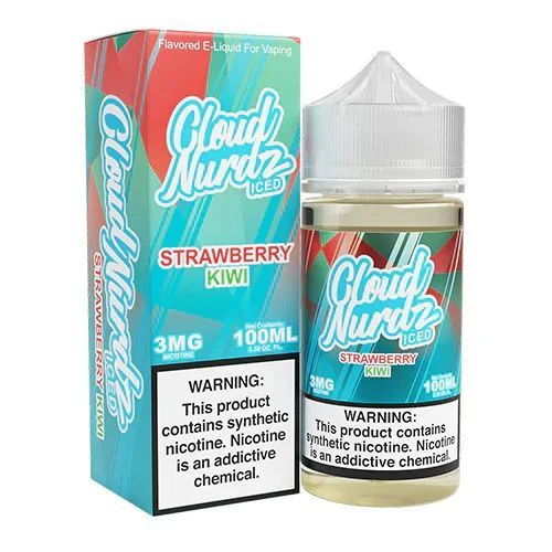 Strawberry Kiwi Ice 100ml - Cloud Nerdz