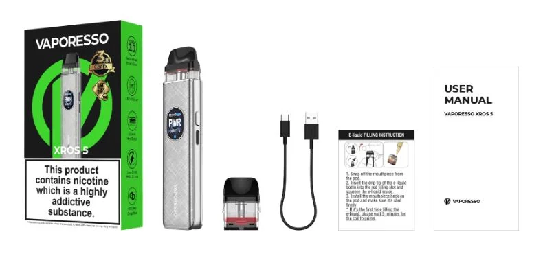 Vaporesso XROS 5 Mini Contenido