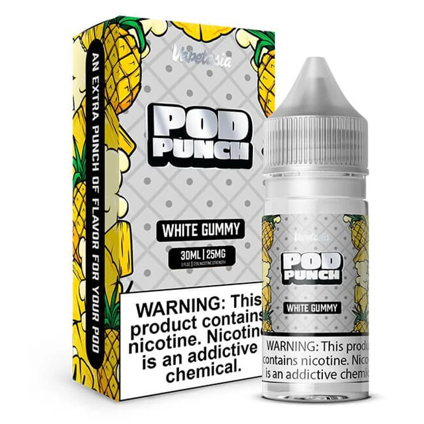 Pod Punch White Gummy 30ml - Vapetasia
