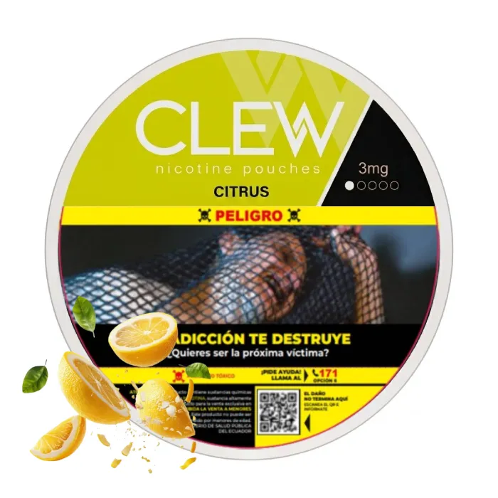 Clew Pouches Citrus (Bolsas de nicotina)