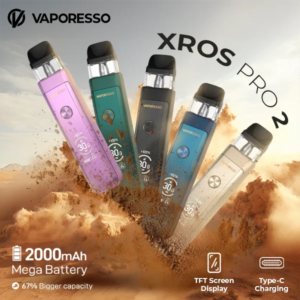 VAPORESSO XROS PRO 2 con batería integrada de 2000 mAh