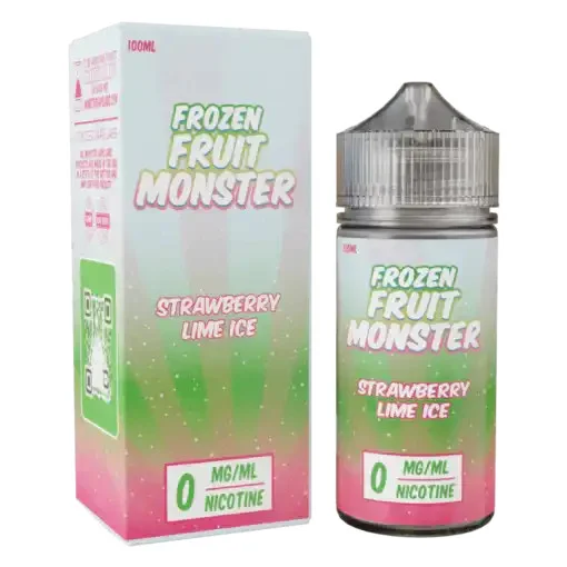 Frozen Strawberry & Lime Ice – Fruit Monster (100 ml) - Imagen 2