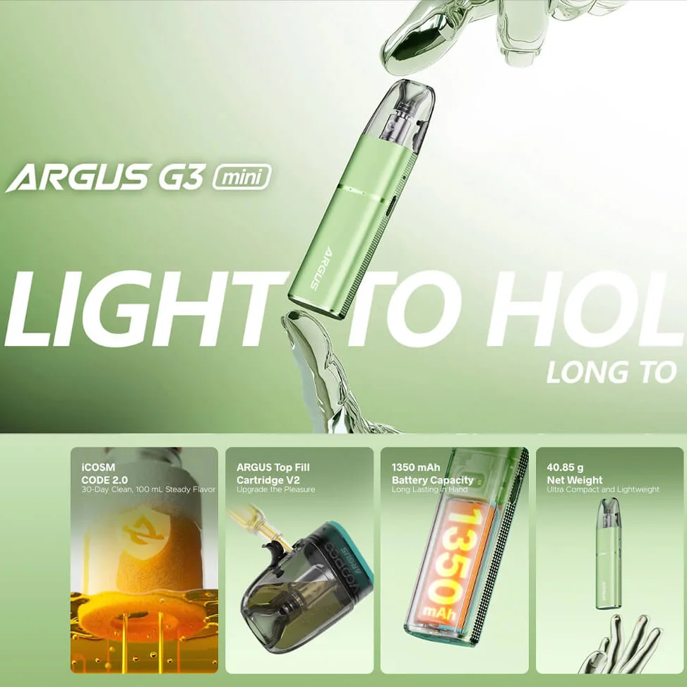 Argus G3 Mini · Nasty Salt · Combo - Imagen 4