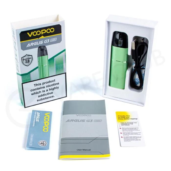 Contenido del kit VOOPOO ARGUS G3 Mini