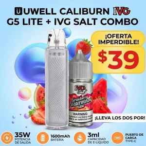 Combo - G5 Lite IVG Salt