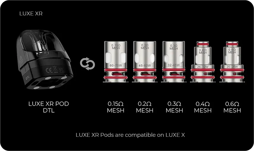 Vaporesso Luxe XR pods