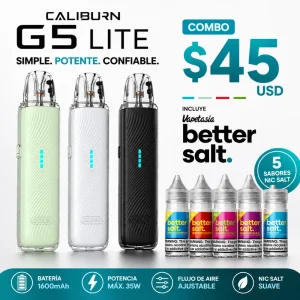 Combo Caliburn G5 Lite + Better Salt