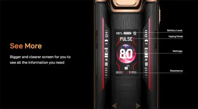 RGB TFT display vape