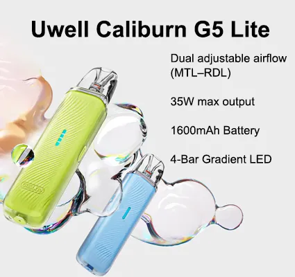 Diseño compacto Caliburn G5 Lite