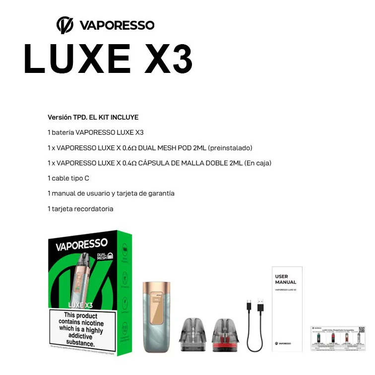 Vaporesso Luxe X3 - Imagen 9