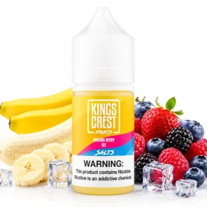 Banana Berry Ice  - Kings Crest - Salts - 30ml
