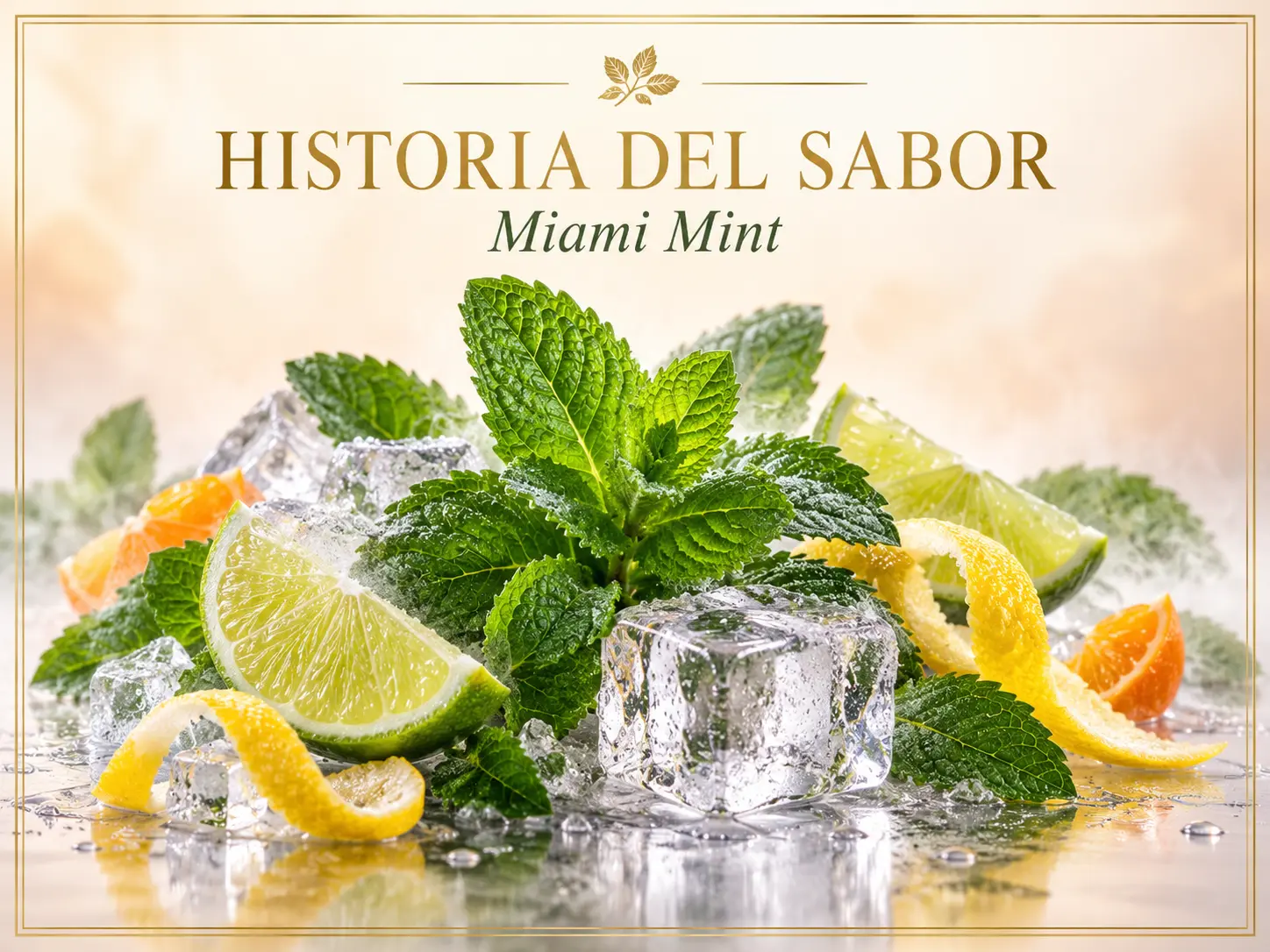 Menta y cítricos representando Miami Mint Better Salt