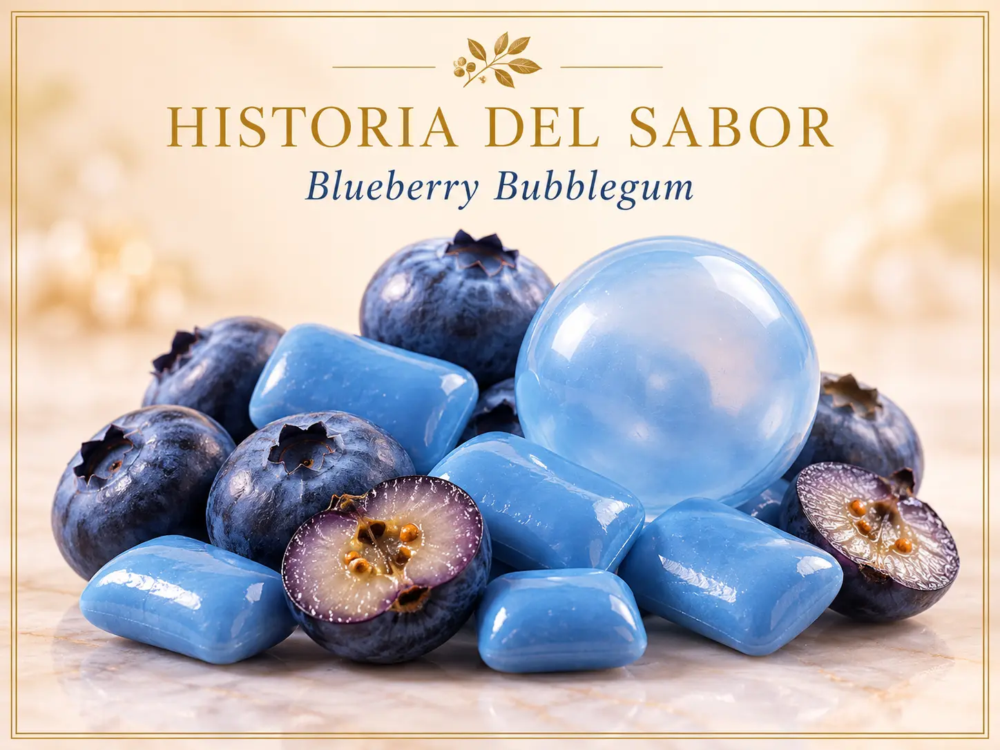 Historia del sabor de Blueberry Bubblegum