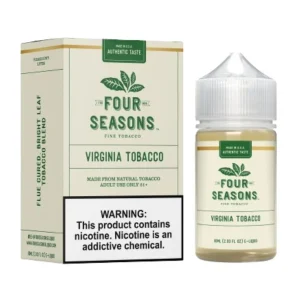 Four Seasons Virginia Tobacco 60ml Freebase — botella y empaque