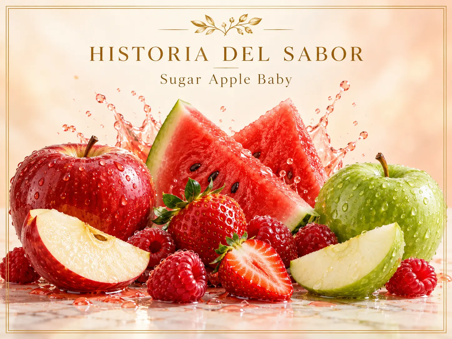 Historia del sabor de Sweet Apple Sugar Baby Ice