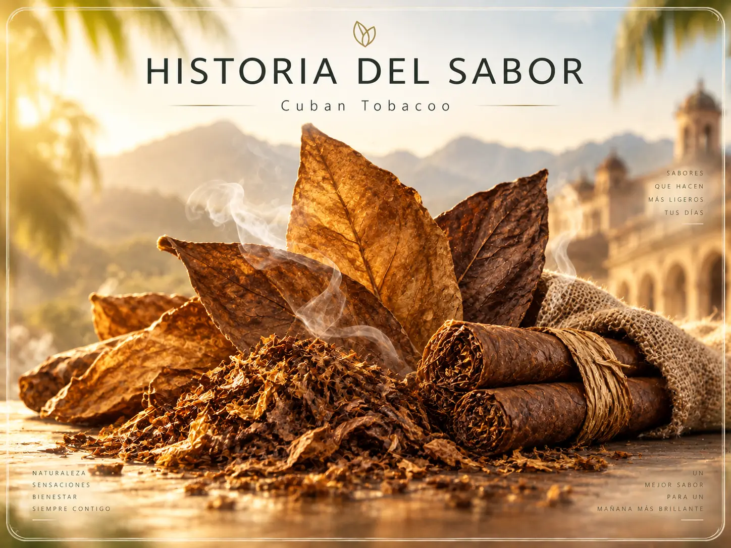Hojas de tabaco del perfil Cuban Tobacco de Fume