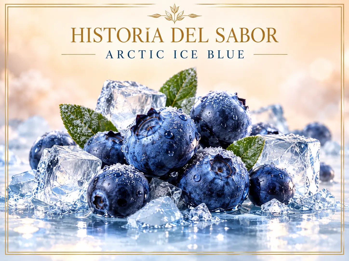 Arándanos y hielo para el perfil Arctic Ice Blue de Dr. Frost