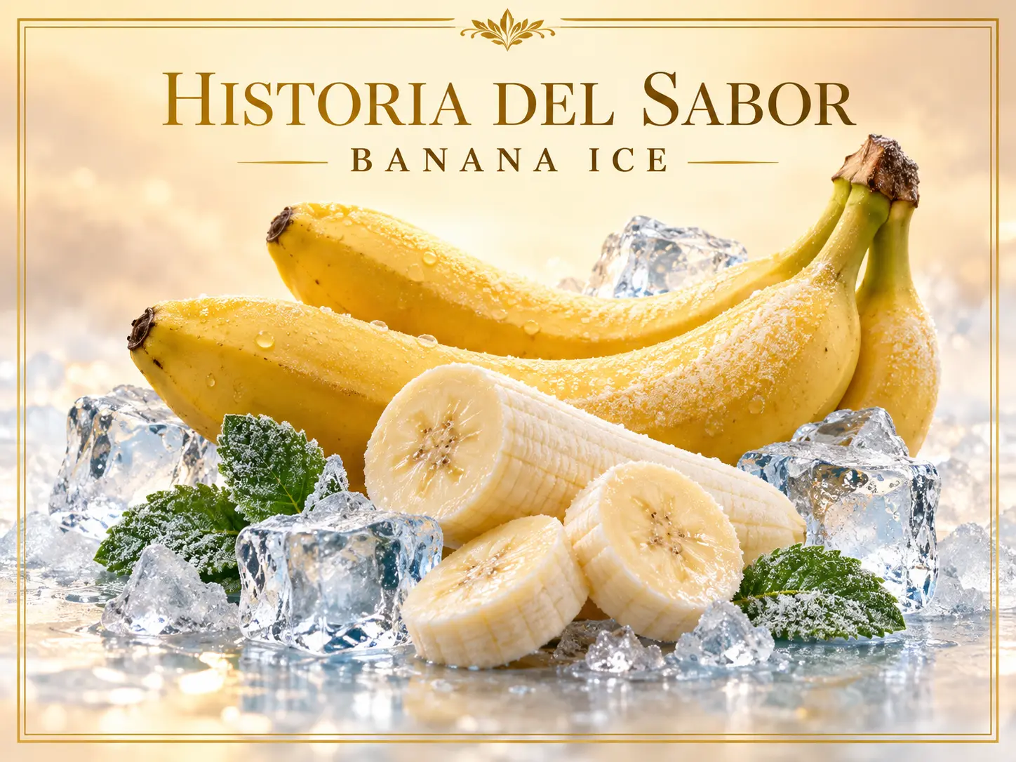 Banano maduro y hielo para Banana Ice de Frozen Fruit Monster