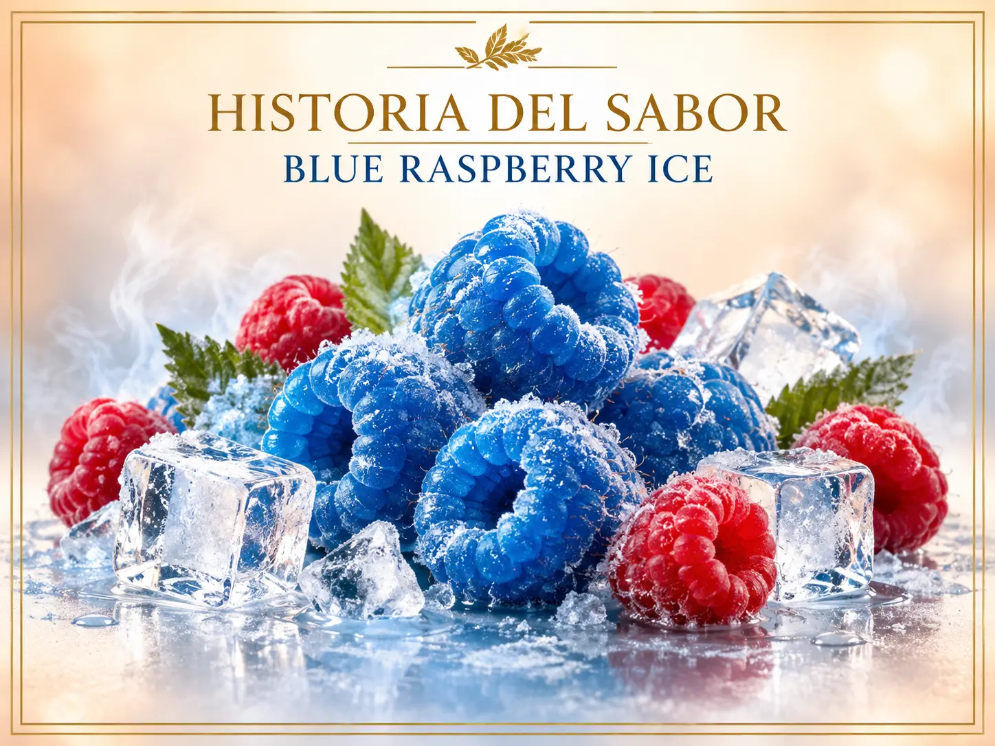 Frambuesa azul, frutos rojos y hielo para Blue Raspberry Ice de Dr. Frost