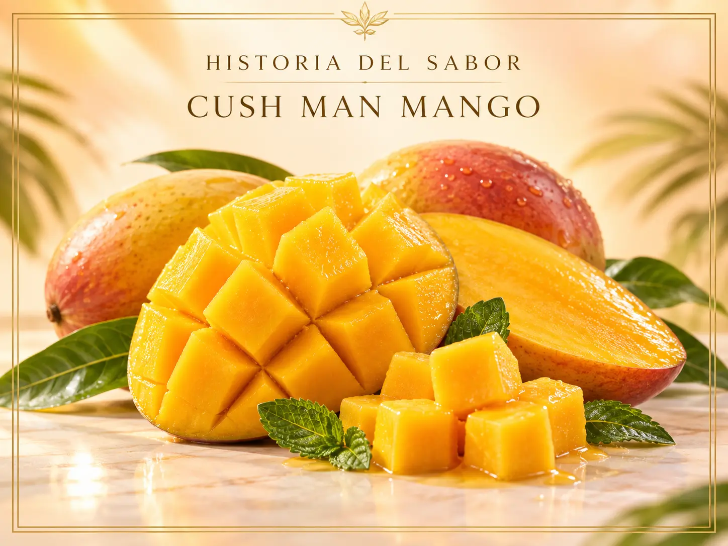 Mango maduro y menta suave para Cush Man de Nasty Juice