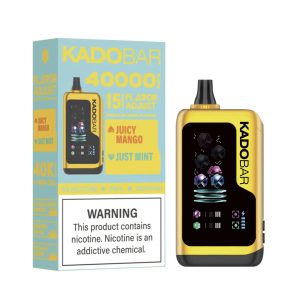 Kado Bar Flavor Adjust 40K Juicy Mango y Just Mint, dispositivo y caja originales