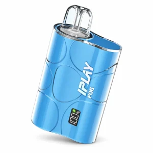 Kit iPLAY FOG 6000 azul Royal Raspberry con pod prellenado de 12 ml y pantalla de batería