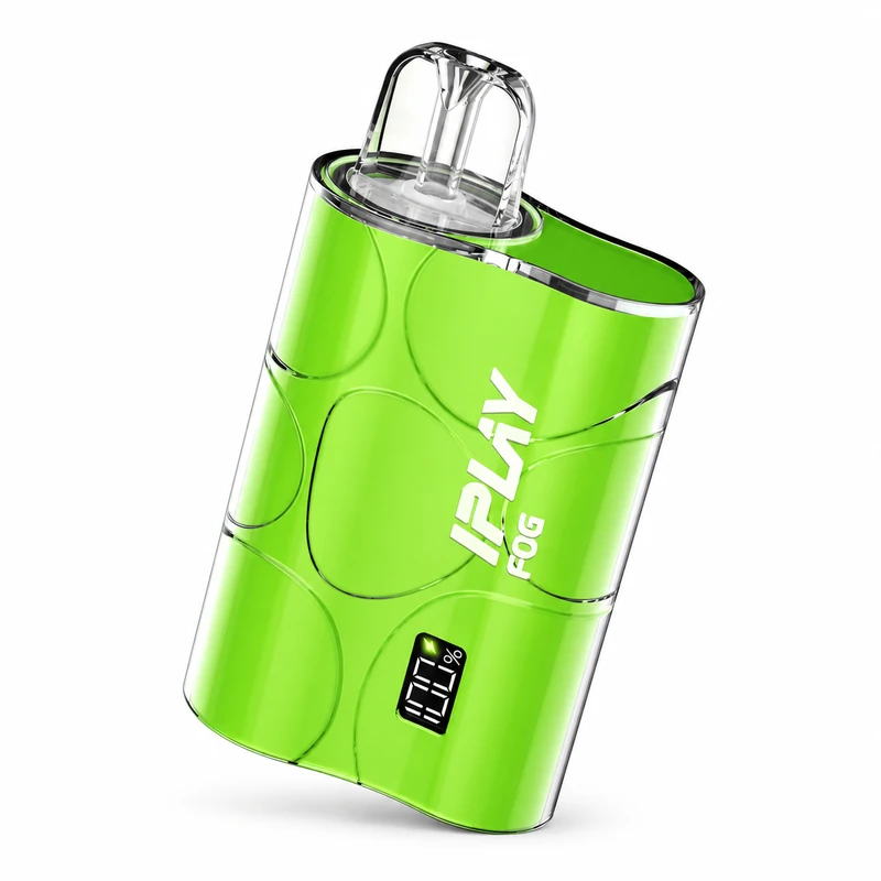 Kit iPLAY FOG 6000 verde Ice Mint con pod prellenado de 12 ml y pantalla de batería
