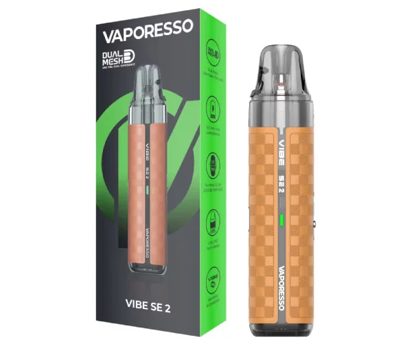 Vaporesso VIBE SE 2 diseño compacto Leather