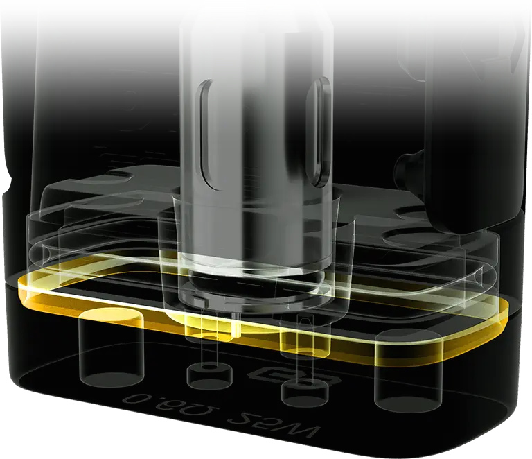 Cartucho GPP y tecnología U2 Anti-Leak de CALIBURN