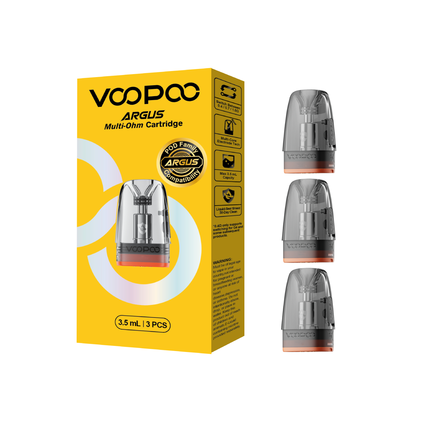 VOOPOO ARGUS Multi-Ohm Cartridge