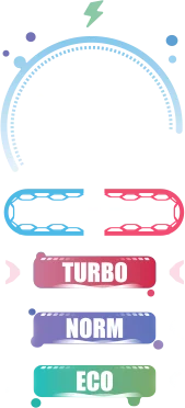 Modos TURBO NORM y ECO del VOOPOO VRIZZ 2