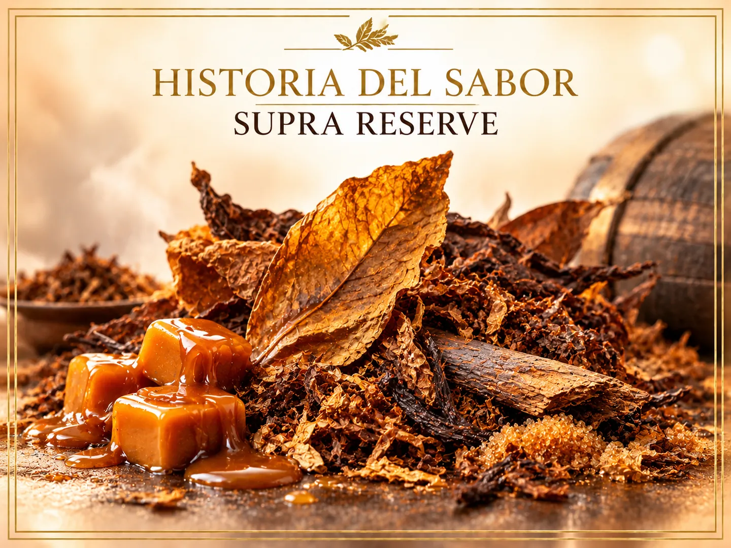 Historia del sabor Bombo Supra Reserve Platinum: tabaco dulce, caramelo y notas tostadas