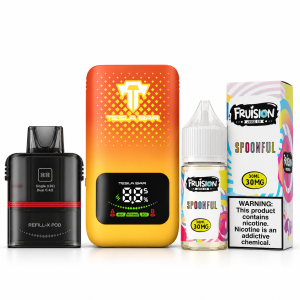 Combo Tesla Bar XP + REFILL-X 12 ml + Fruision Salt