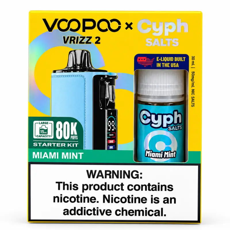 Combo VOOPOO VRIZZ 2 + Cyph Salts 30 ml | Starter Kit - Imagen 6